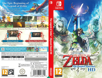 Legend of Zelda: Skyward Sword HD, The (Switch) - The Cover Project